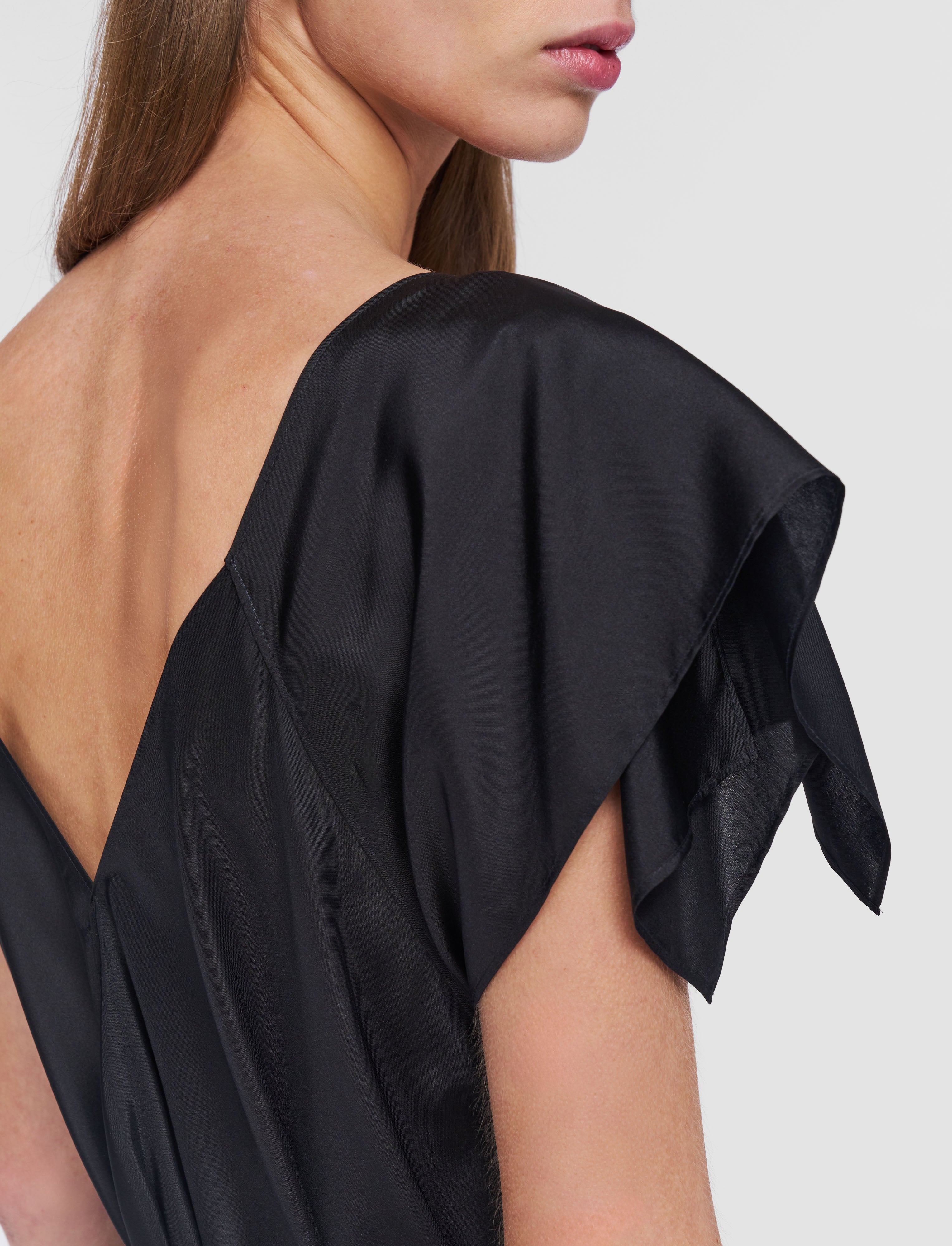 black-plumet-habotai-silk-dress-JOSEPH