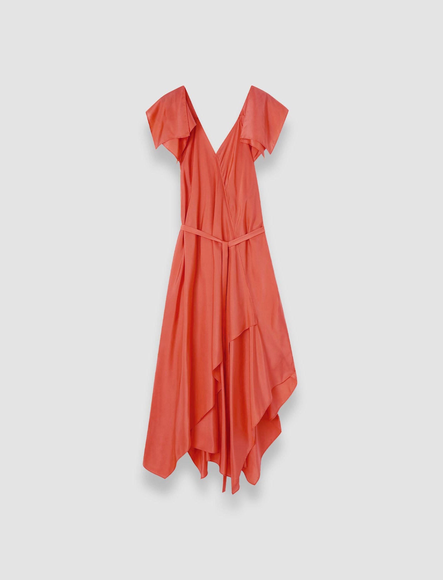 habotai silk dress Joseph Plumet Draped Habotai Silk Maxi Dress