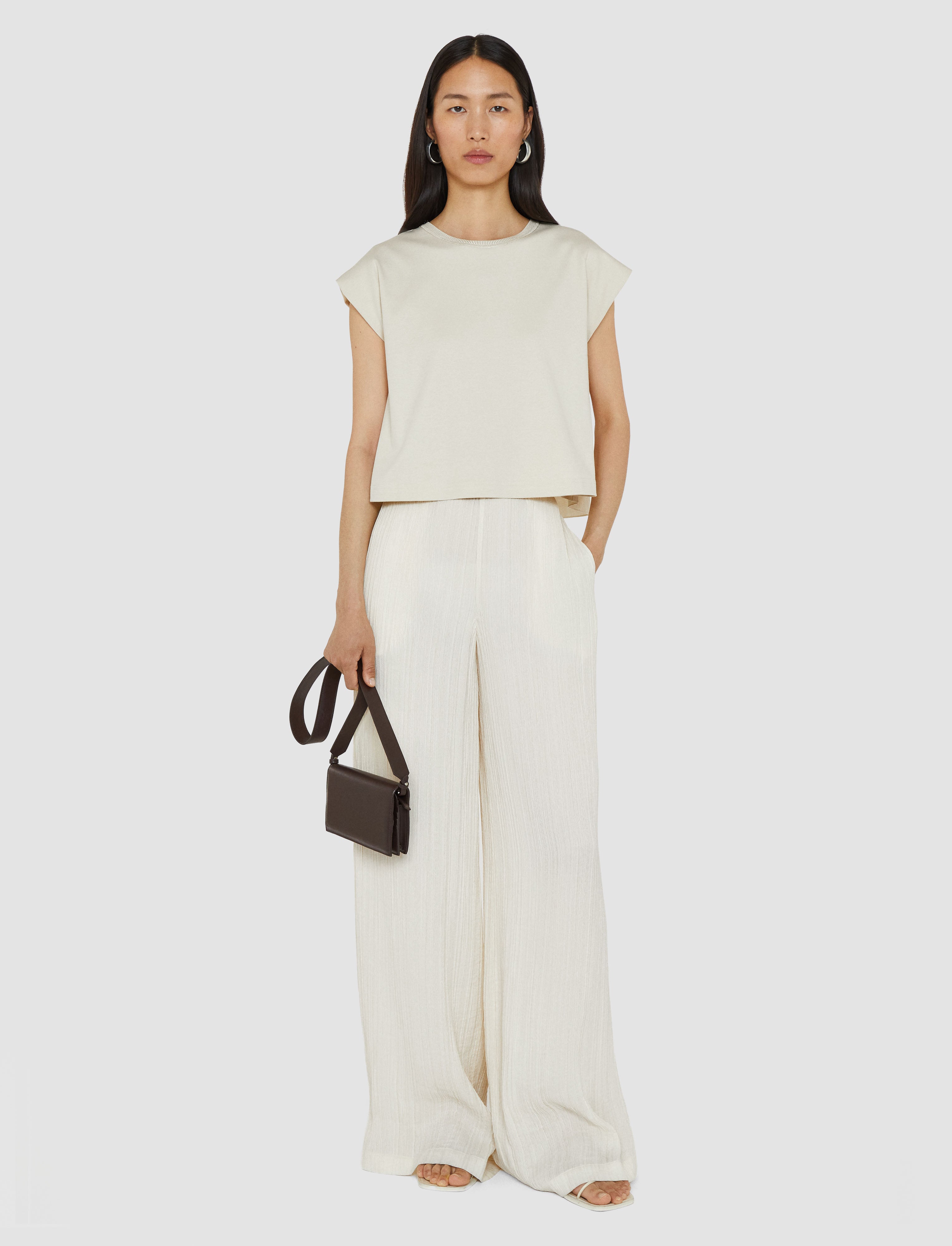 white-cotton-poplin-jersey-round-neck-t-shirt-JOSEPH
