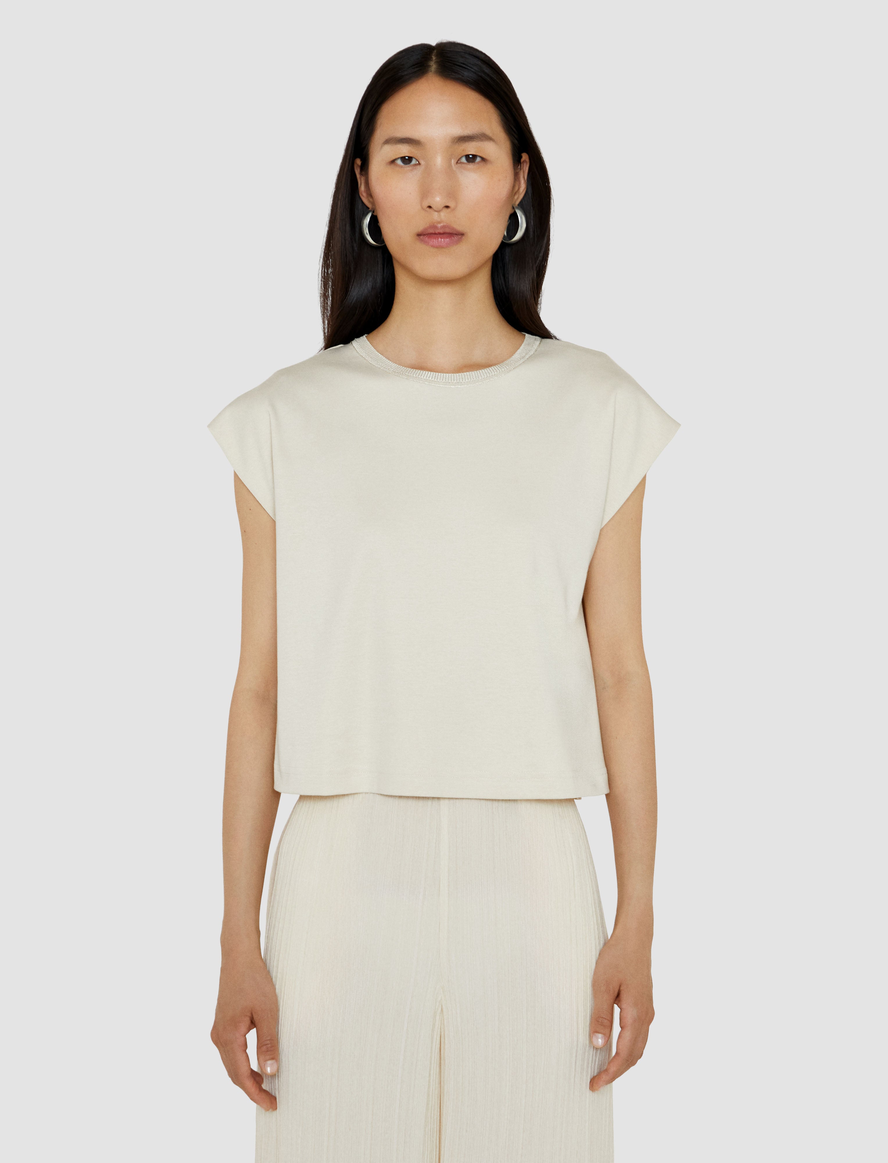 white-cotton-poplin-jersey-round-neck-t-shirt-JOSEPH
