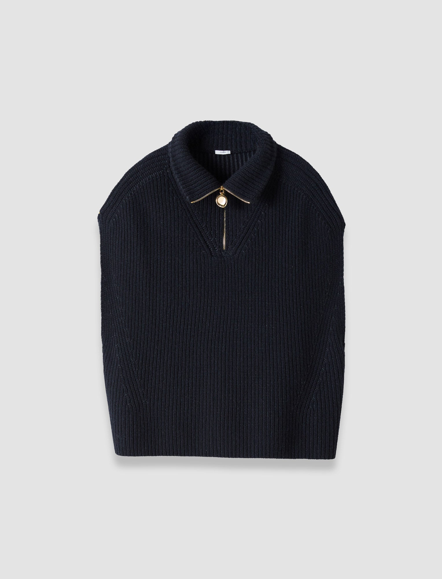 black-raffet-fisherman-rib-cashmere-vest-JOSEPH