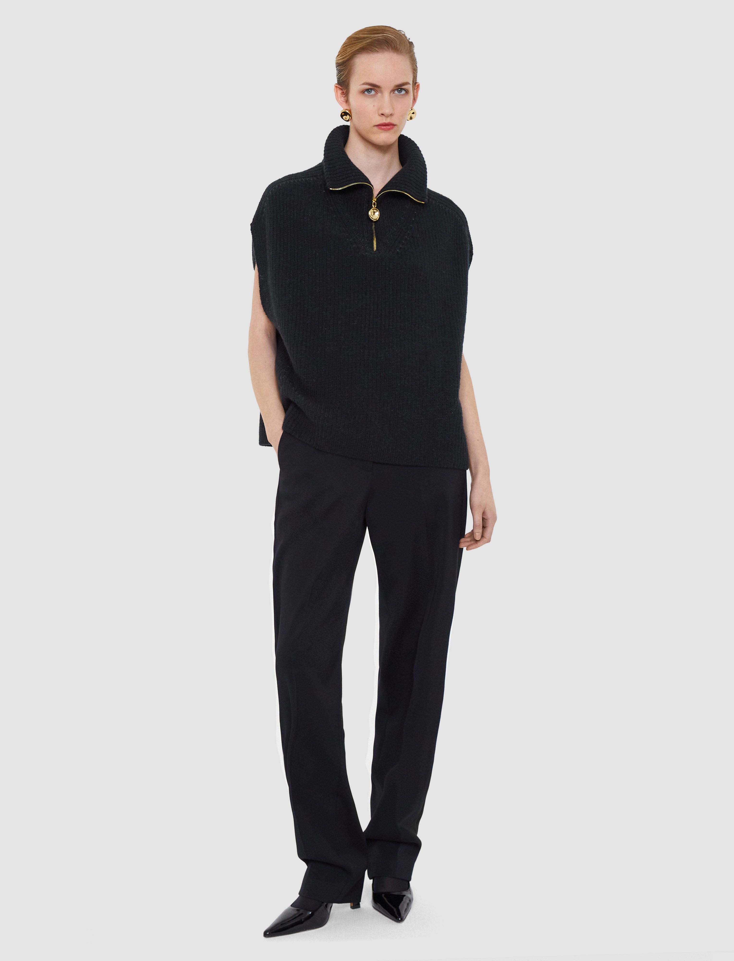 black-raffet-fisherman-rib-cashmere-vest-JOSEPH