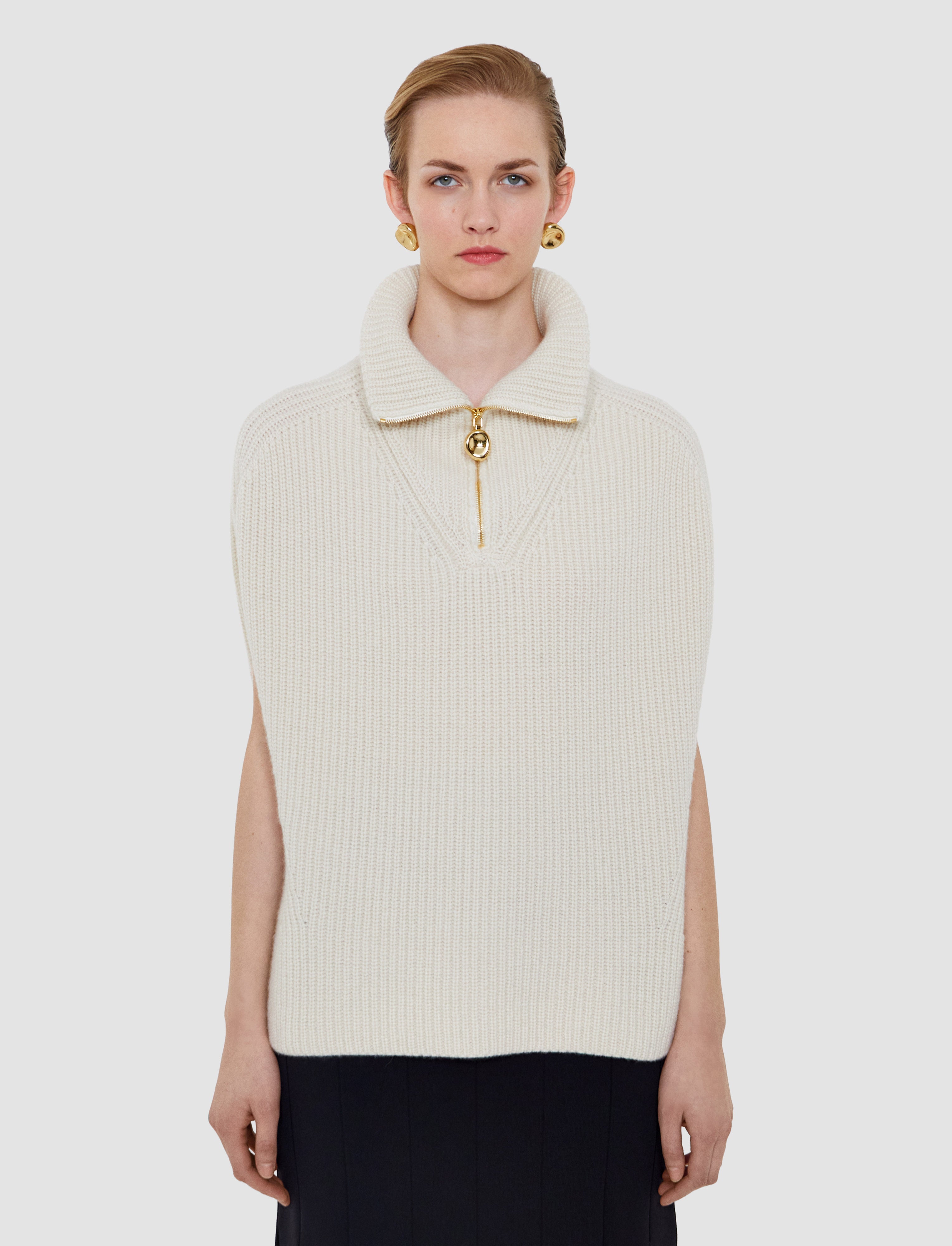 white-raffet-fisherman-rib-cashmere-vest-JOSEPH