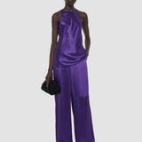 Purple Ritz Double Satin Top - Joseph