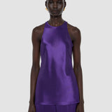 Purple Ritz Double Satin Top - Joseph