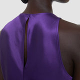 Purple Ritz Double Satin Top - Joseph