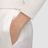 Pink Sahel Silk Satin Trousers - Joseph