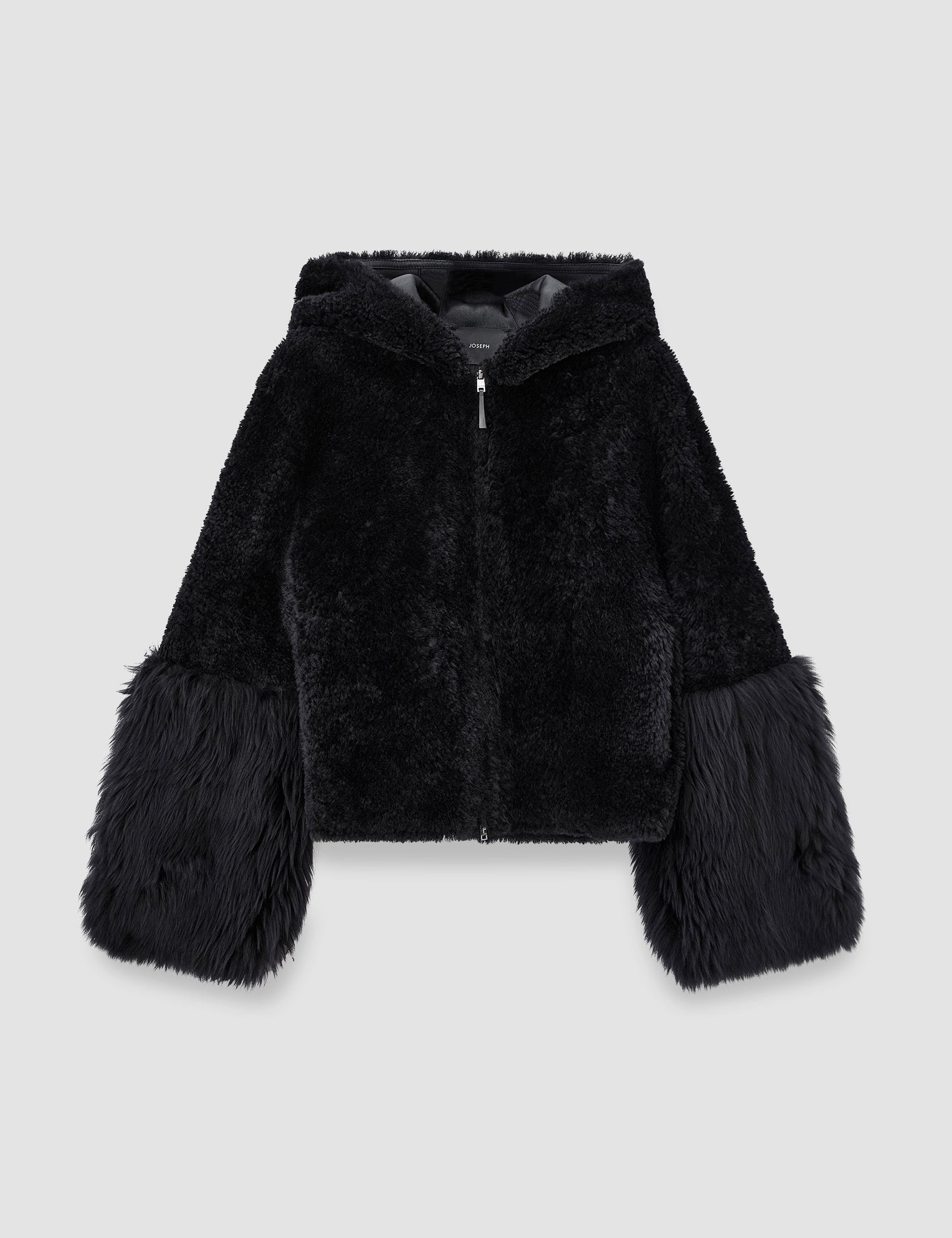 Grey Sarah Shearling Jacket - Joseph