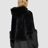 Grey Sarah Shearling Jacket - Joseph