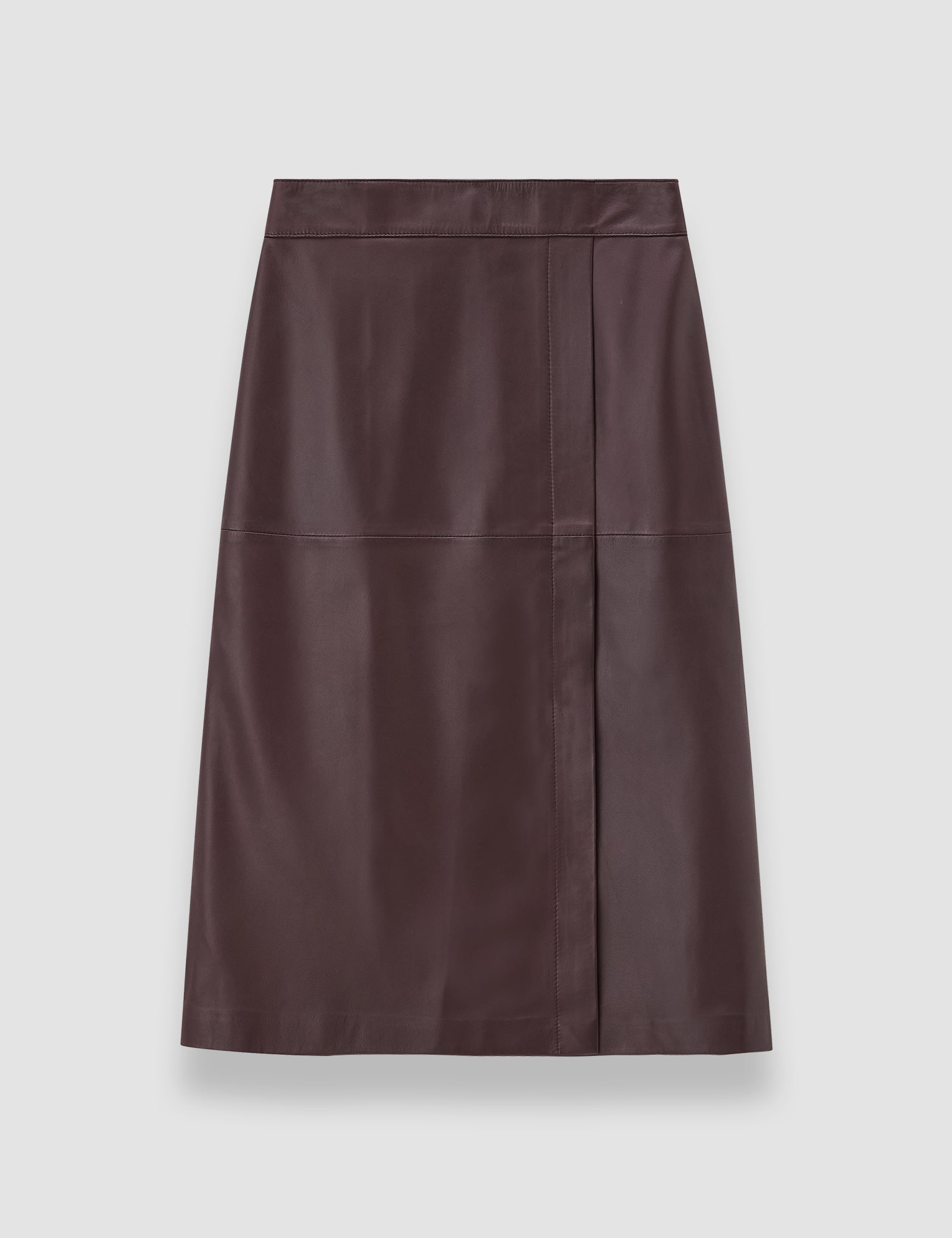 Purple Sèvres Nappa Leather Skirt - Joseph