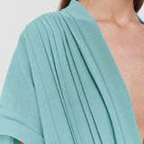 Blue Sofia Airy Plissé Jumpsuit - Joseph