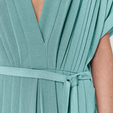 Blue Sofia Airy Plissé Jumpsuit - Joseph