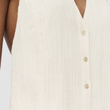 White Suez Pleat Jacquard Jacket - Joseph
