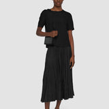 Black Sully Habotai Silk Skirt - Joseph
