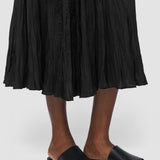 Black Sully Habotai Silk Skirt - Joseph
