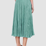 Blue Sully Habotai Silk Skirt - Joseph