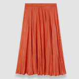 Orange Sully Habotai Silk Skirt - Joseph