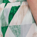 Thoresby Marble Print Silk Trousers