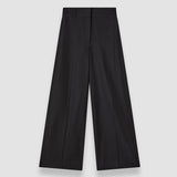 Black Thurlow Soft Cotton Silk Trousers - Joseph