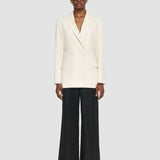 Black Thurlow Soft Cotton Silk Trousers - Joseph