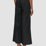 Black Thurlow Soft Cotton Silk Trousers - Joseph