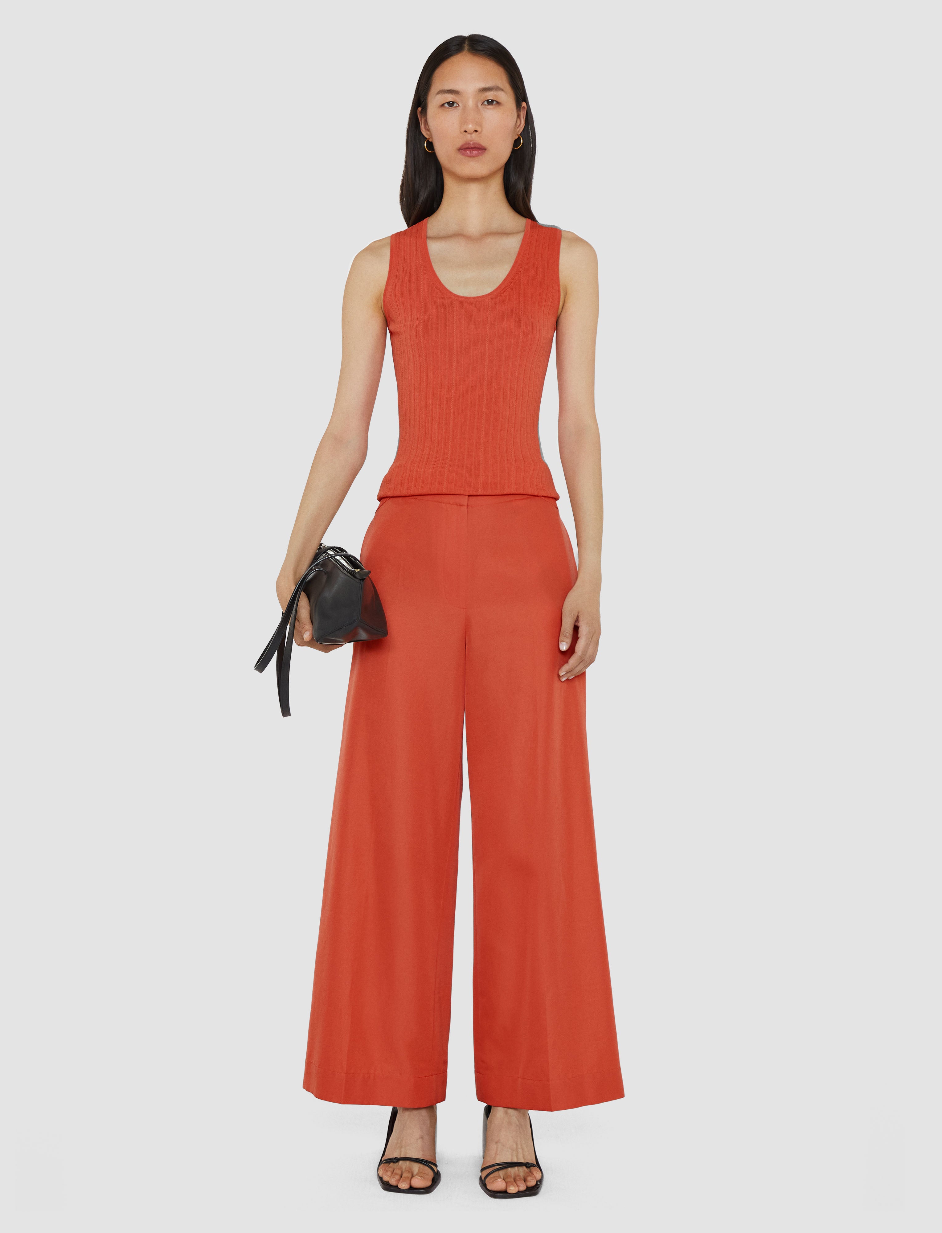 orange-thurlow-soft-cotton-silk-trousers-JOSEPH