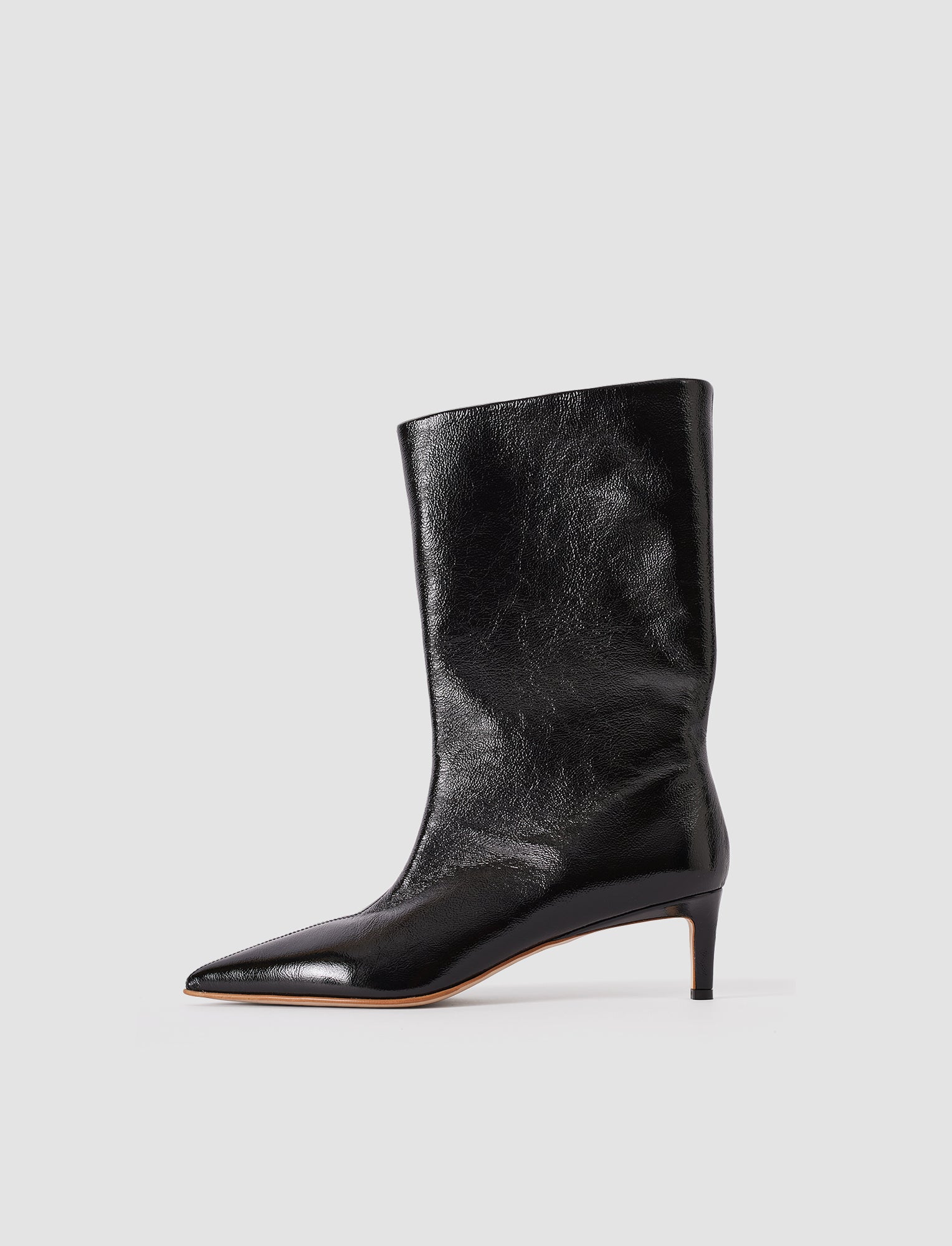 豊*子様 BLANEICAGAブーツ ブラック ティアナ Patent Leather ショートブーツ - 黒 | JOSEPH JP