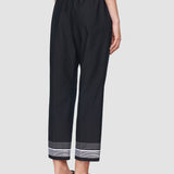 Black Tottenham Cotton Blend Trousers - Joseph