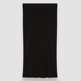 Black Viscose Rib Knit Skirt - Joseph