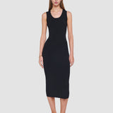 Black Viscose Rib Knit Skirt - Joseph