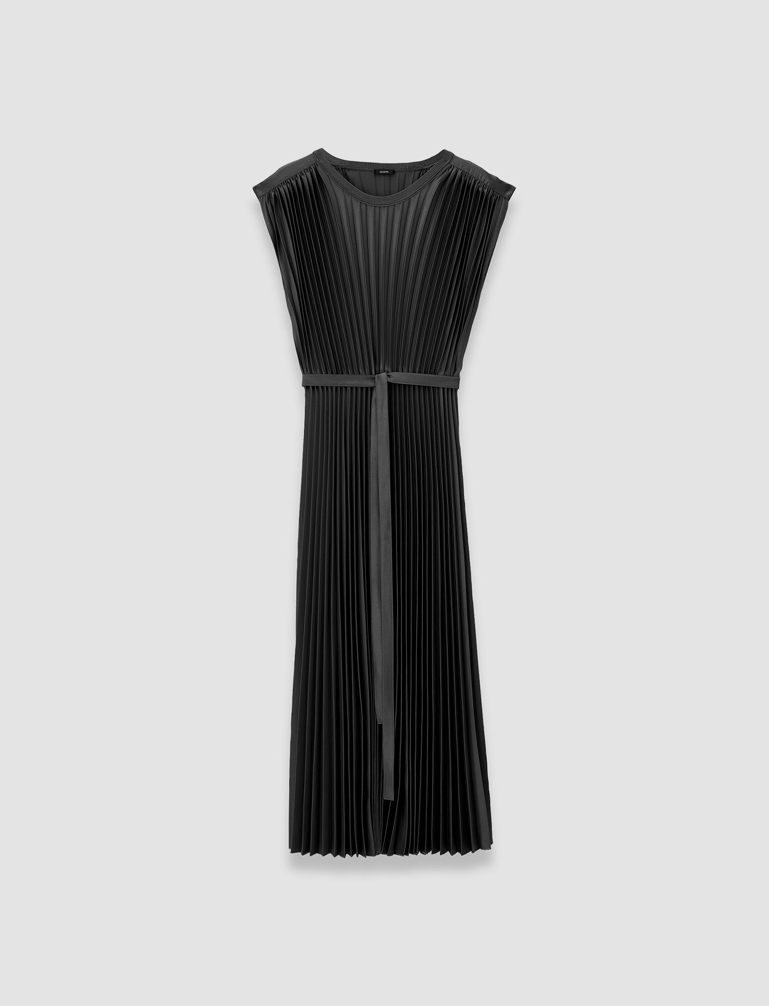 グレー-volta-knit-weave-plisse-ドレス-JOSEPH