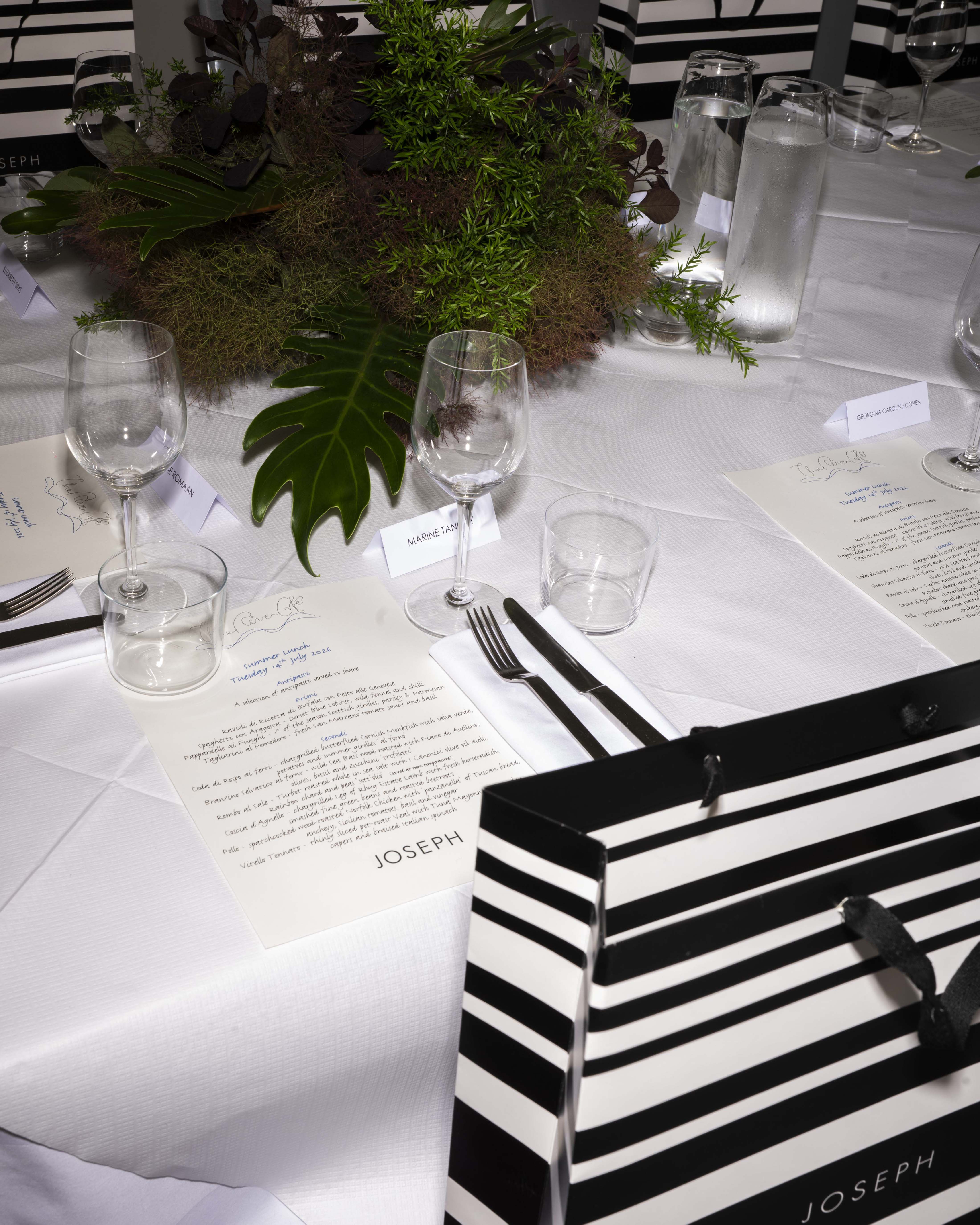 FRIENDS OF THE HOUSE: SUMMER DRESSING AT THE RIVER CAFE