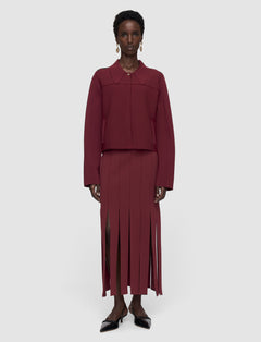 Red Gare Compact Milano Knit Jacket - Joseph