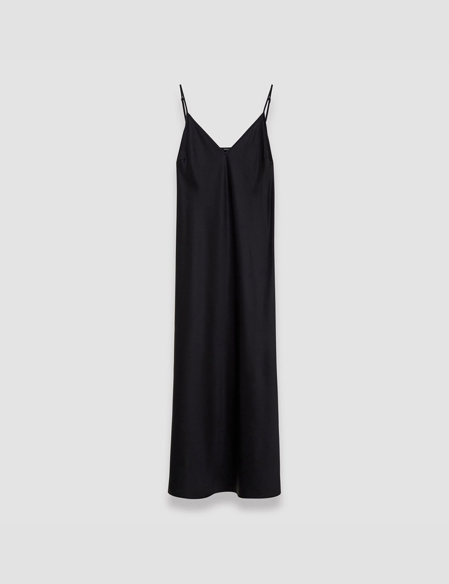 Black Silk Satin Clea Dress - Joseph