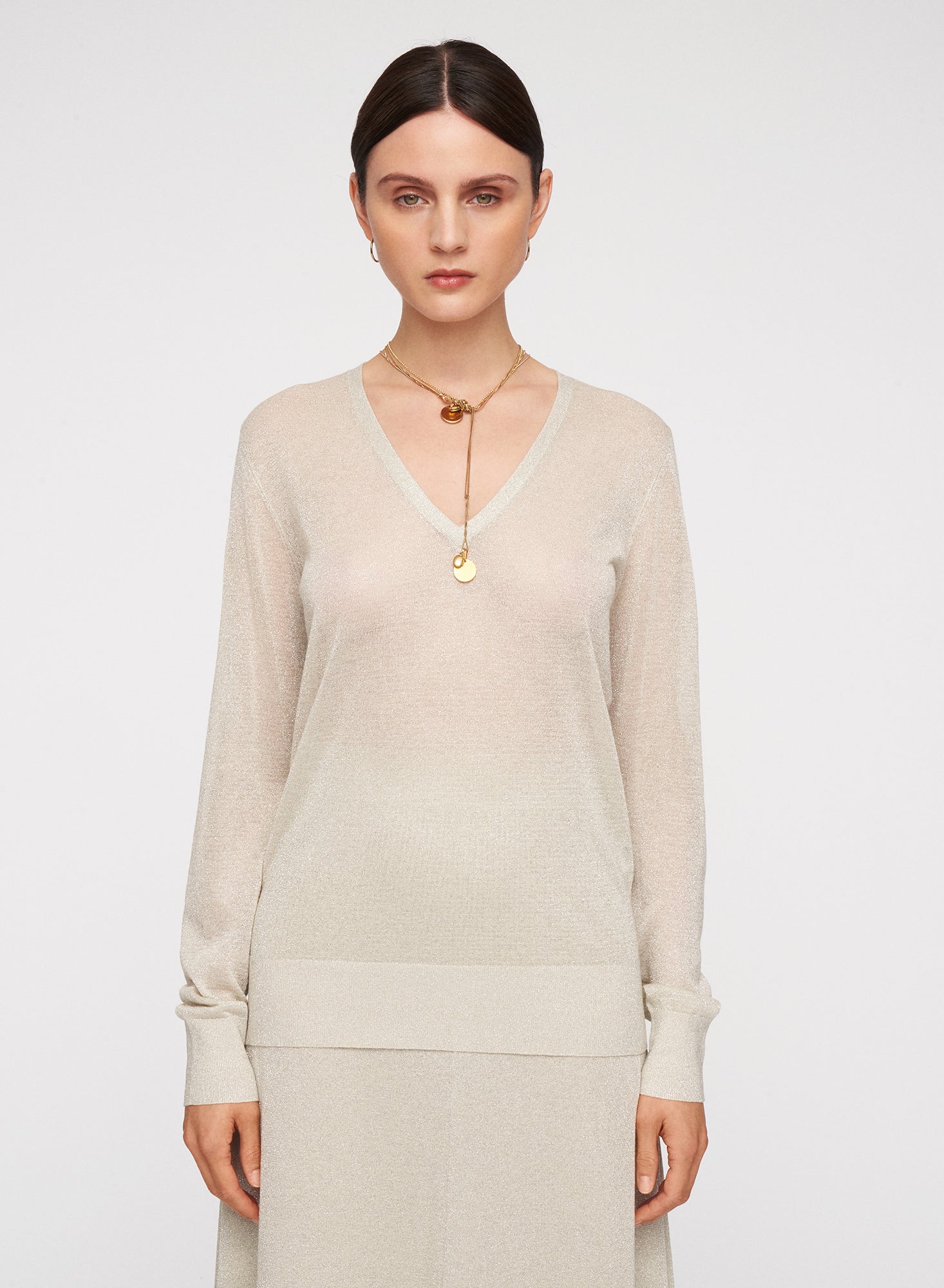 white-lurex-v-neck-jumper-JOSEPH