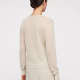 Lurex V Neck Jumper