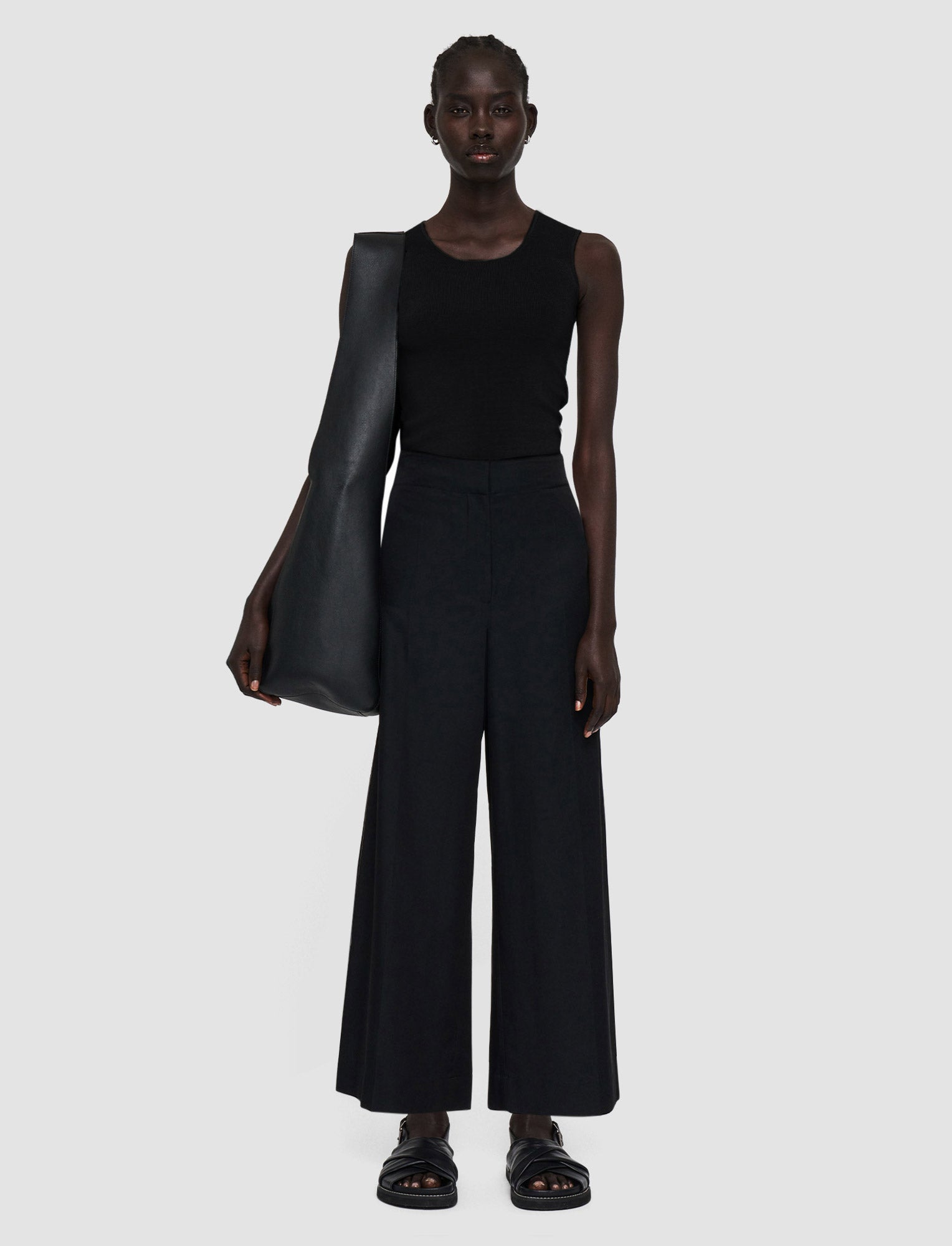 black-soft-cotton-silk-thurlow-trousers-JOSEPH