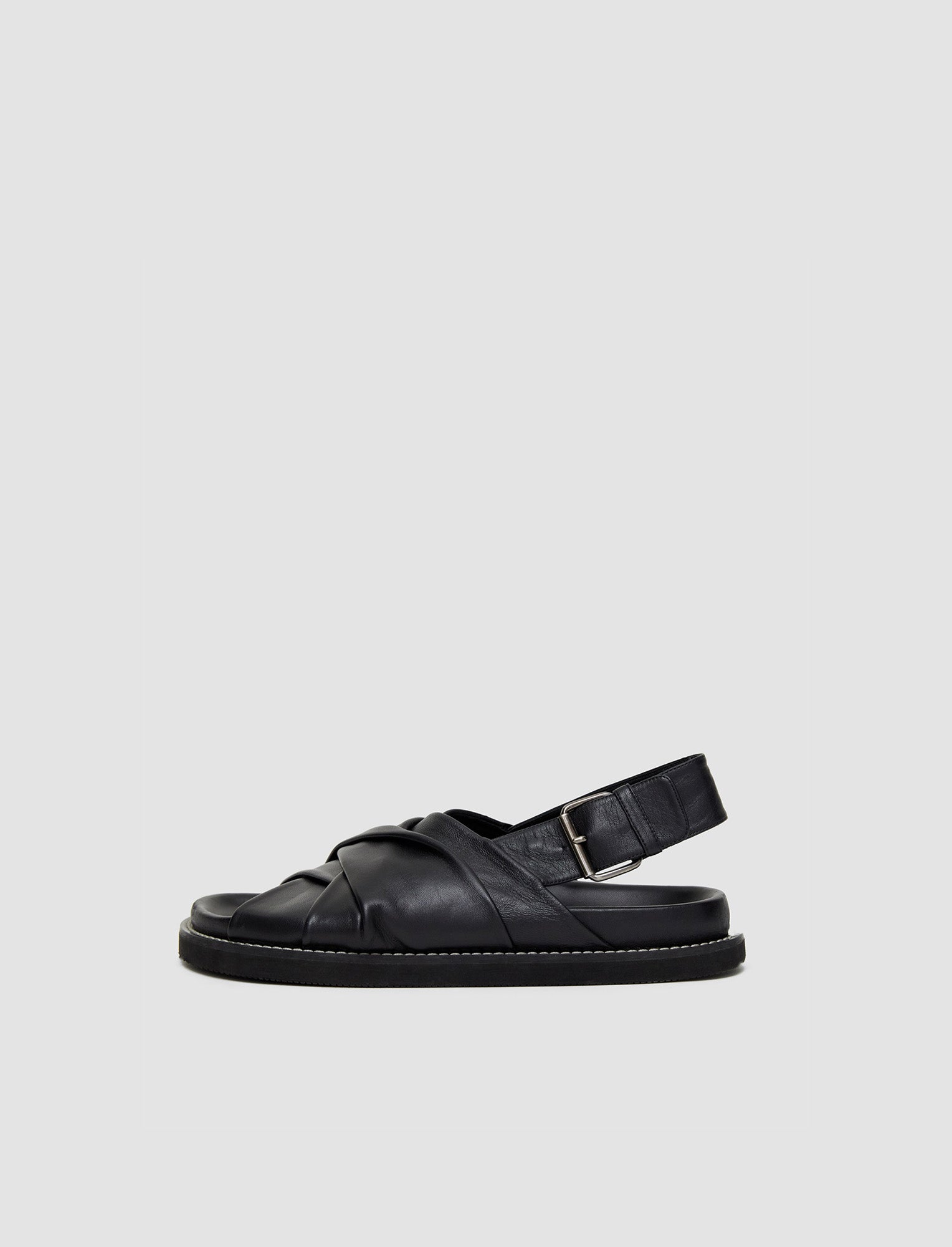 black-leather-jazzy-strap-sandals-JOSEPH