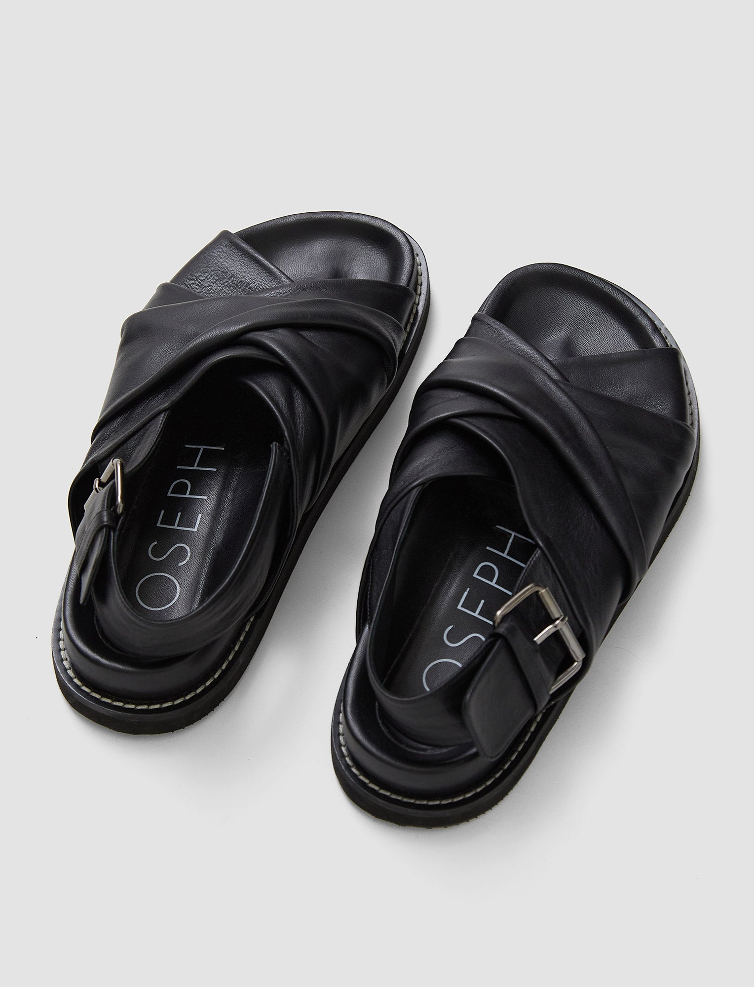 black-leather-jazzy-strap-sandals-JOSEPH