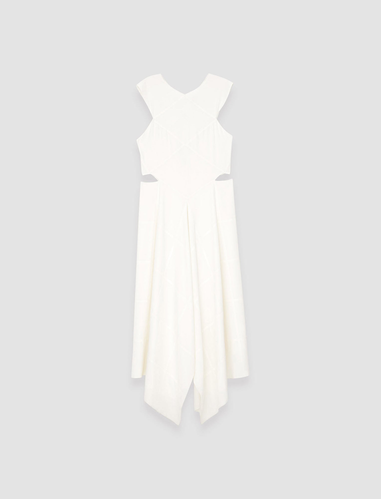 blanc-robe-danube-en-soie-vichy-JOSEPH