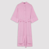 Pink Darius Crepe de Soie Silk Dress - Joseph