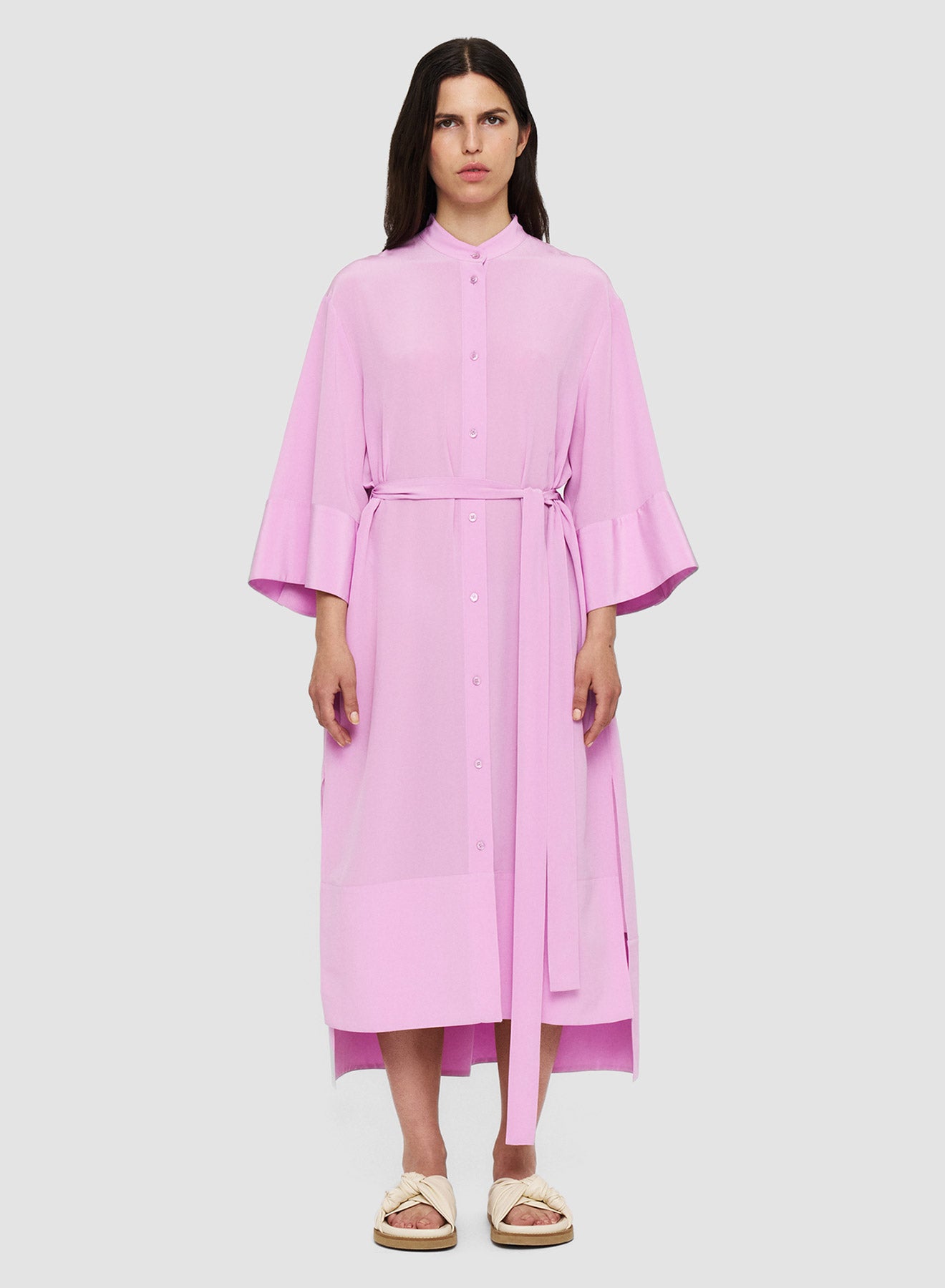 rose-robe-darius-en-crepe-de-soie-JOSEPH