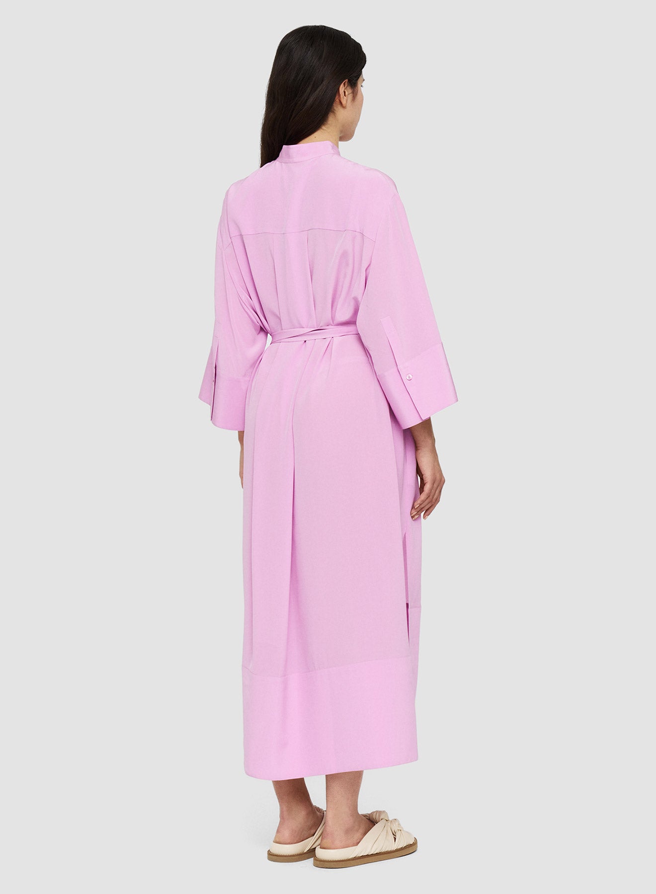 rose-robe-darius-en-crepe-de-soie-JOSEPH