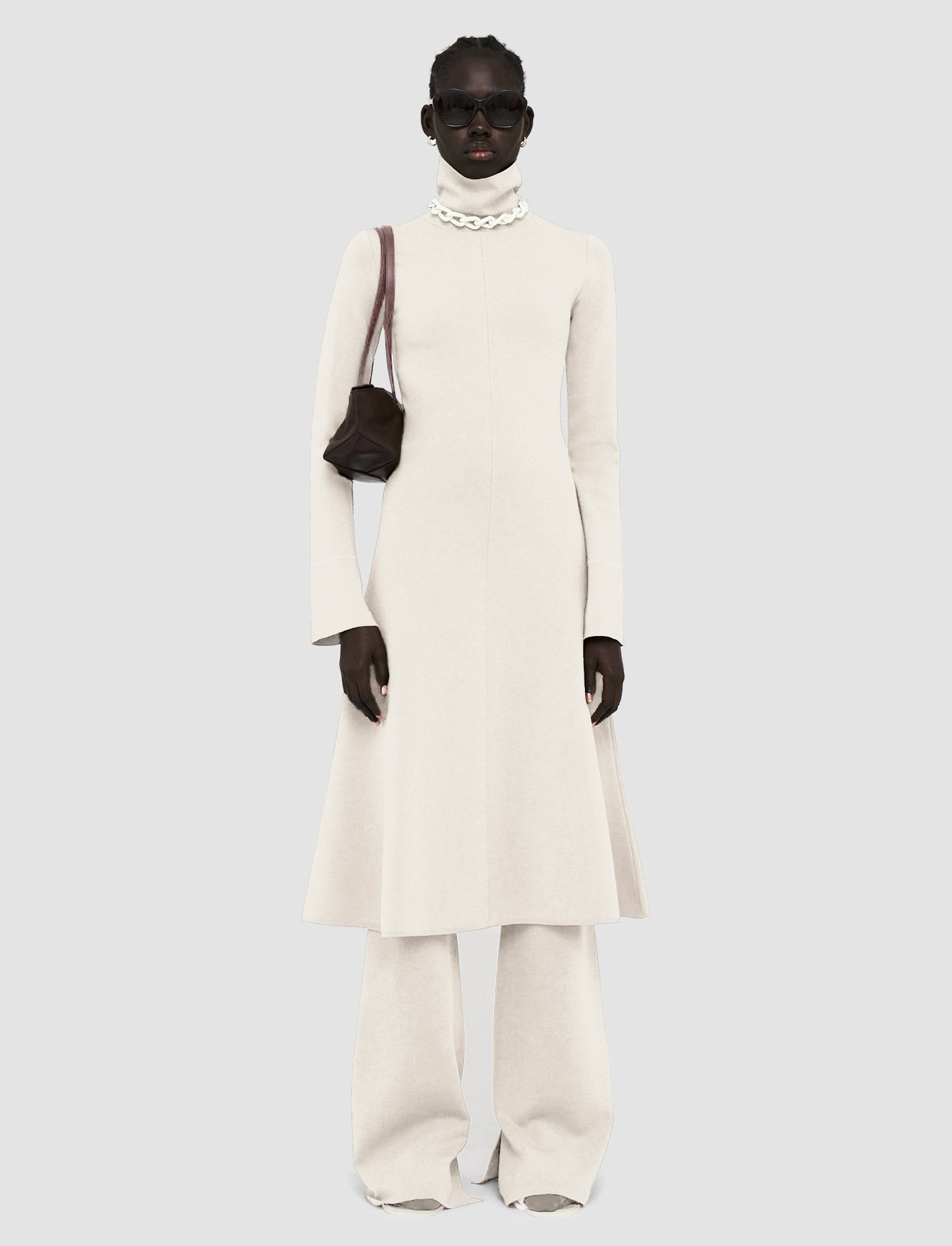 white-silk-stretch-dress-JOSEPH