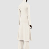 White Silk Stretch Dress - Joseph