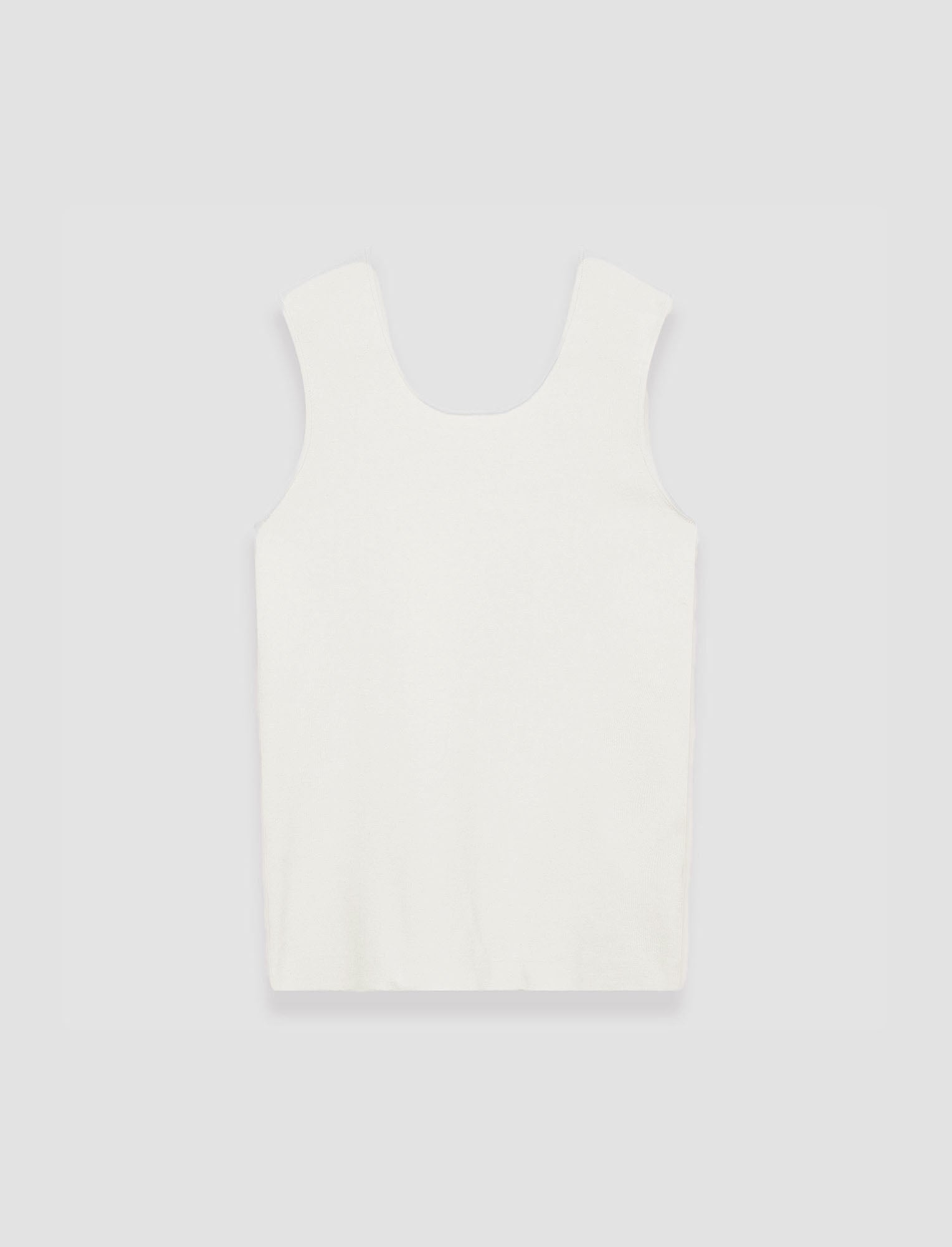 white-silk-stretch-tank-top-JOSEPH