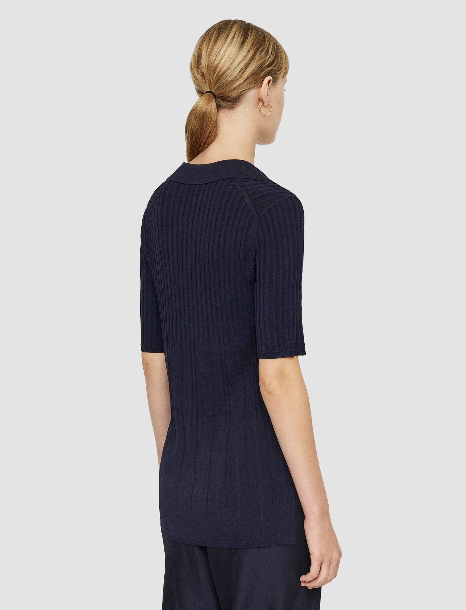 blue-viscose-ribbed-knitted-polo-top-JOSEPH