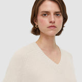 Open Cashmere V Neck Jumper