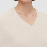 Open Cashmere V Neck Jumper