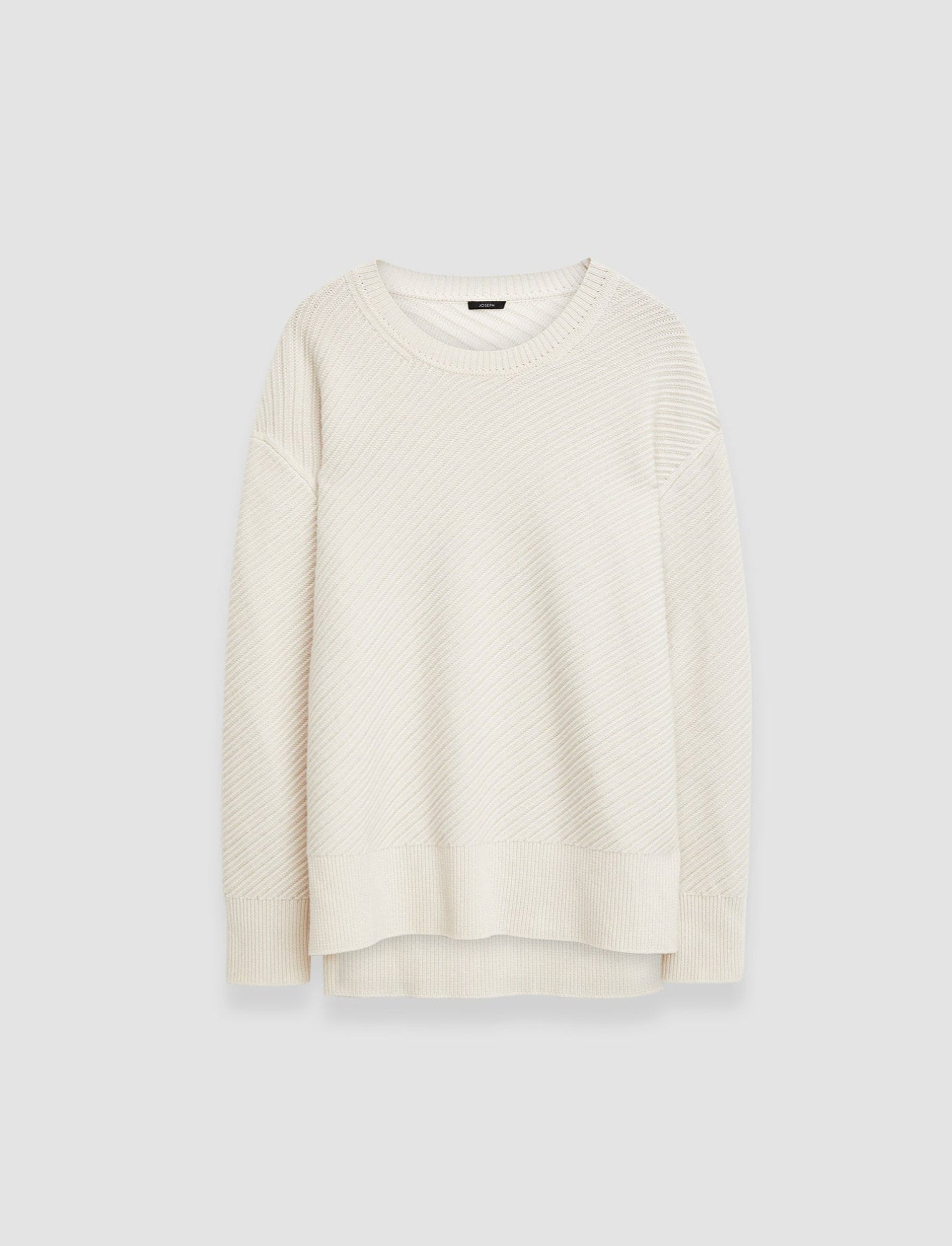 white-diagonal-knit-round-neck-jumper-JOSEPH